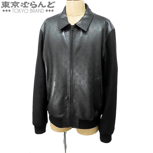LOUIS VUITTON（ルイ・ヴィトン） レザージャケット ブラック レザー