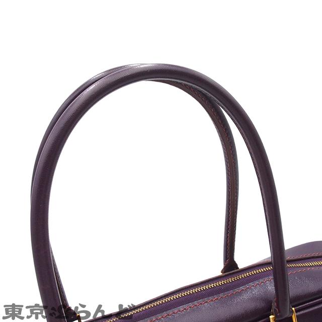 HERMES（エルメス） プリュムエラン28 □F刻印 レザン ゴールド金具 