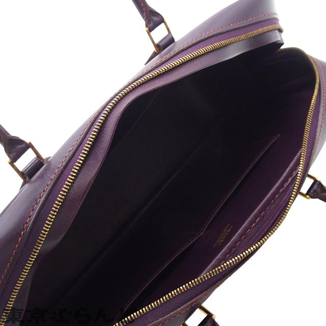 HERMES（エルメス） プリュムエラン28 □F刻印 レザン ゴールド金具 