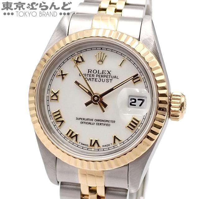 ROLEX（ロレックス） デイトジャスト 69173 ホワイト SS K18YG