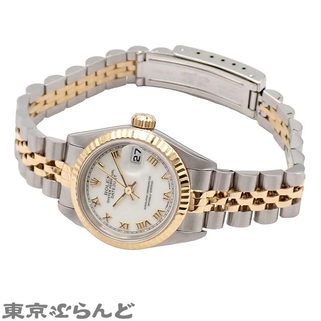 ROLEX（ロレックス） デイトジャスト 69173 ホワイト SS K18YG