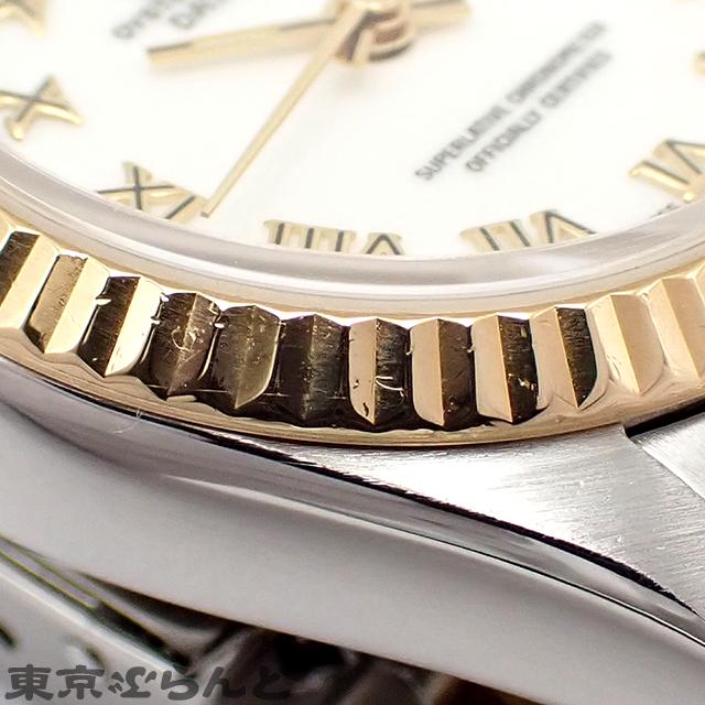 ROLEX（ロレックス） デイトジャスト 69173 ホワイト SS K18YG