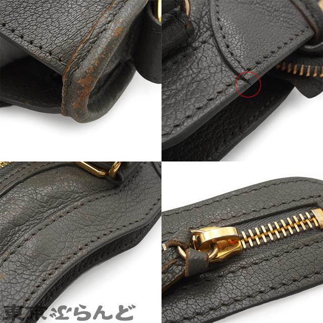 BALENCIAGA（バレンシアガ） ミニシティ 390160 グレー レザー 2WAY 