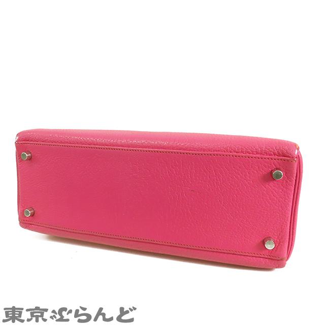 HERMES（エルメス） ケリー 32 □J刻印 ピンク シルバー金具