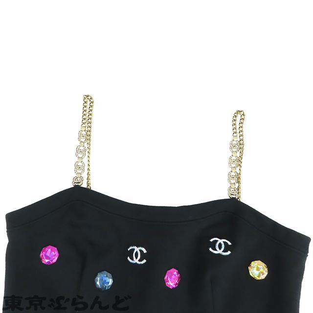 CHANEL（シャネル） ジャンプスーツ P71491K10289 ブラックxマルチ