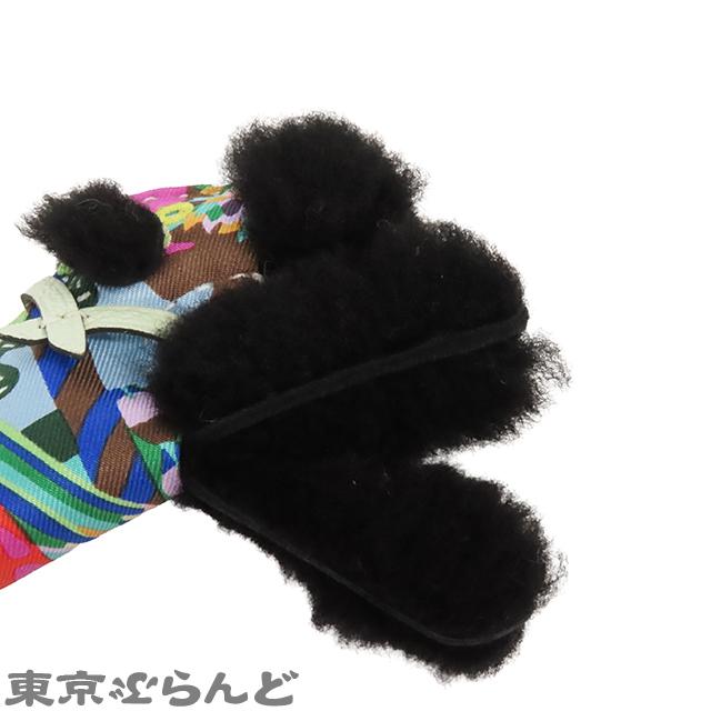 HERMES（エルメス） バディ チャーム アロハ B刻印 ブラックxヴェール