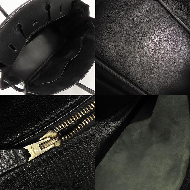 HERMES（エルメス） バーキン40 □F刻印 黒 ブラック ゴールド金具 