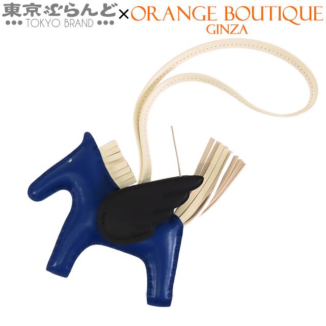 HERMES エルメス ロデオ ペガサス PM W刻印 ブルーフランスxクレx  