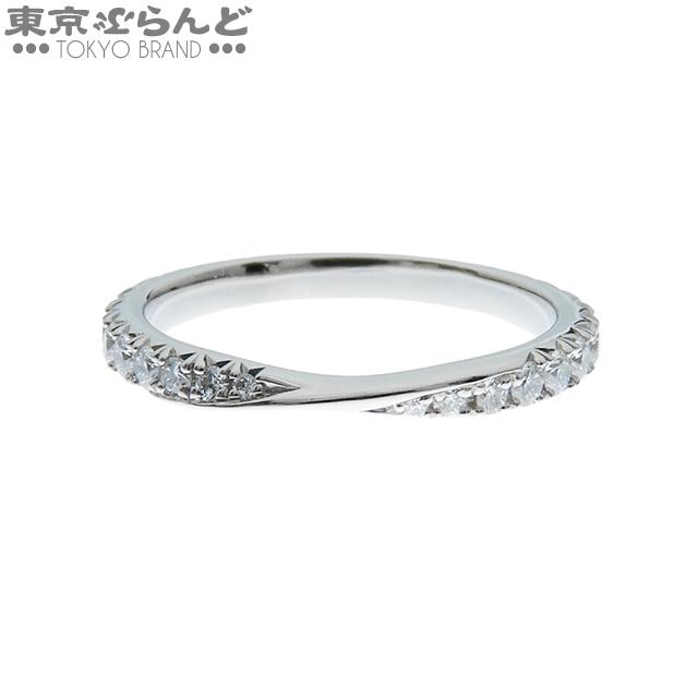 プラチナ ダブルバンドリング 15号 ダイヤ付き プラチナ ダイヤモンド 指輪 リング レディース二連風 ハーフ