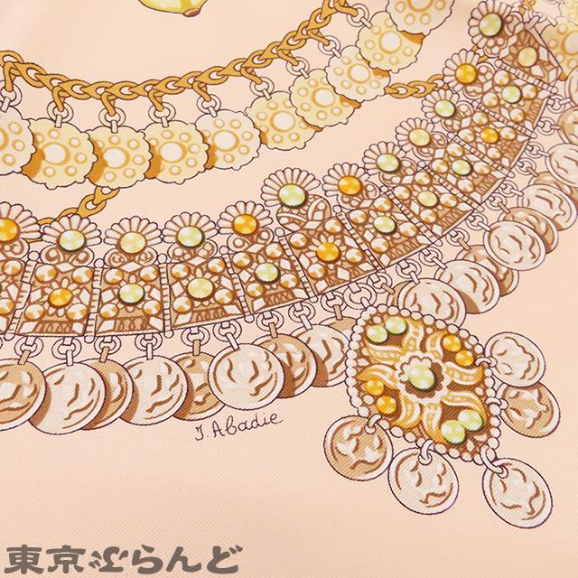 HERMES（エルメス） カレ 90 ピンクxマルチカラー シルク KOSMIMA 宇宙