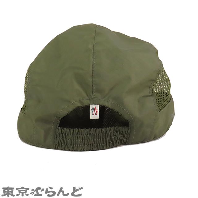 MONCLER（モンクレール） リバースロゴ キャップ カーキオリーブ