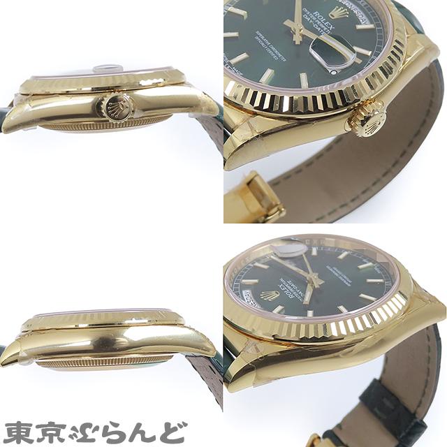 ROLEX（ロレックス） デイデイト 118138 ランダム番 グリーン K18YG