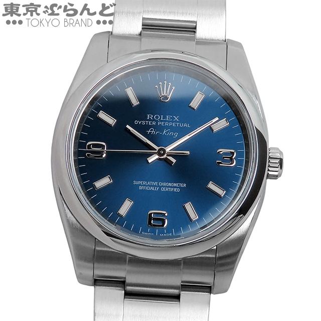 ROLEX（ロレックス） エアキング 114200 ランダム番 ブルー SS