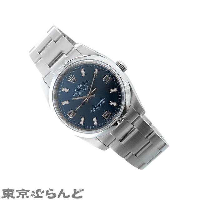 ROLEX（ロレックス） エアキング 114200 ランダム番 ブルー SS