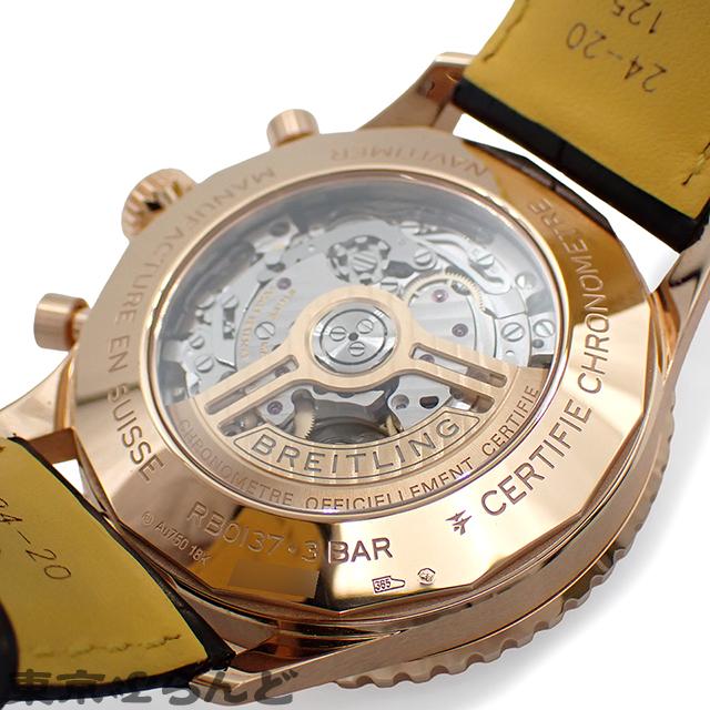 ブライトリング（BREITLING） ナビタイマーB01 RB0137241L1P1 グリーン 