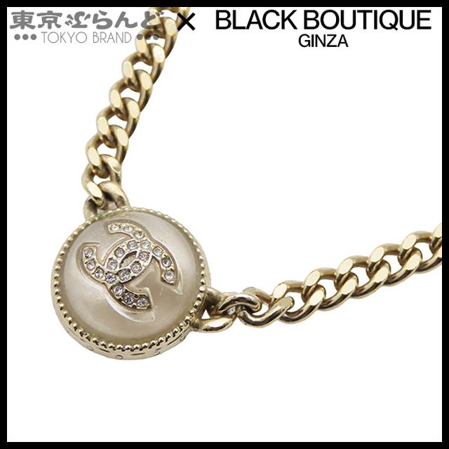 CHANEL（シャネル） ネックレス ゴールド メタル ラインストーン 樹脂