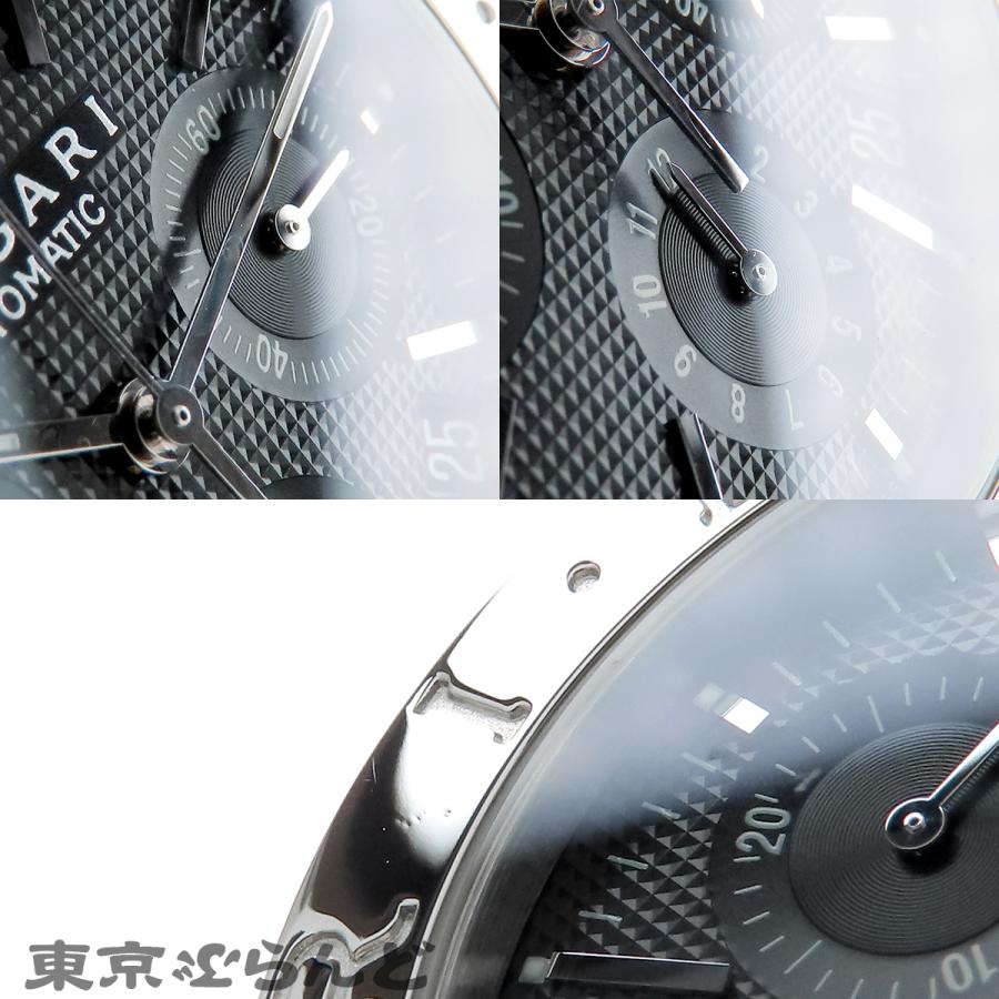 BVLGARI（ブルガリ） ブルガリブルガリ BB38SSCH ブラック SS クロノ
