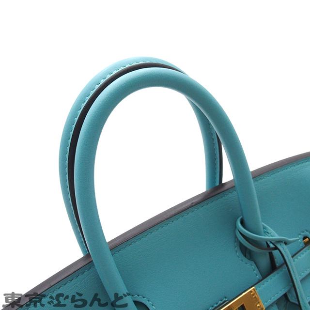 HERMES（エルメス） バーキン25 X刻印 ブルーアトール ゴールド金具