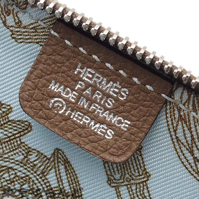 HERMES（エルメス） アザップ シルクイン コンパクト K刻印 エトゥープ 
