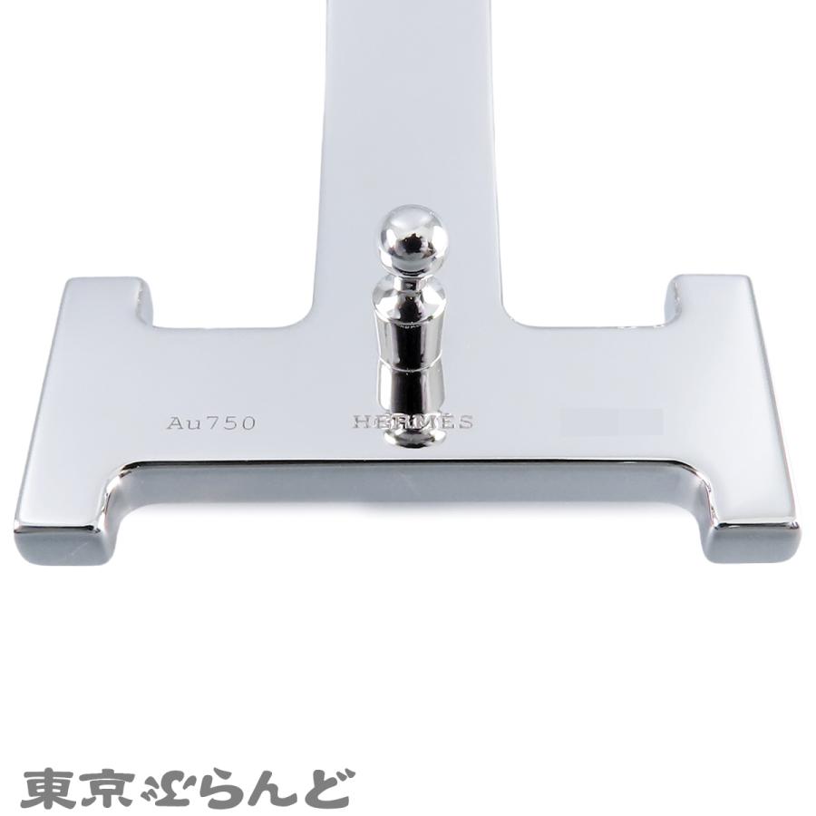 太*郎様 HERMES Hバックル シルバーカラー HERMES（エルメス） HERMES Hバックル ホワイトゴールド K18WG