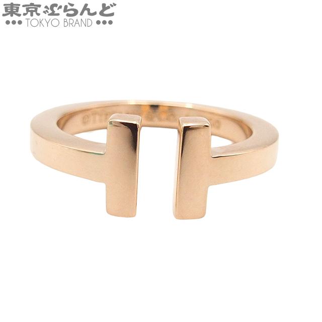 TIFFANY&CoティファニーTスクエア リング PGピンクゴールド 指輪 TIFFANY&Co.（ティファニー） リング 指輪 Tスクエア リング 14号相当