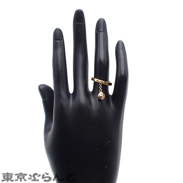 GW値下 カルティエ　cartier トリニティ　黒✖︎金　未使用に近い極美品 Cartier（カルティエ） トリニティボール スリーカラーゴールド K18YG