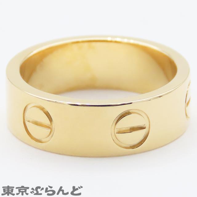 た*ん様 ラブリング　ダイヤ　カルティエ　イエローゴールド　ネーム入り　48 Cartier（カルティエ） ラブリング イエローゴールド K18YG 8号相当 48