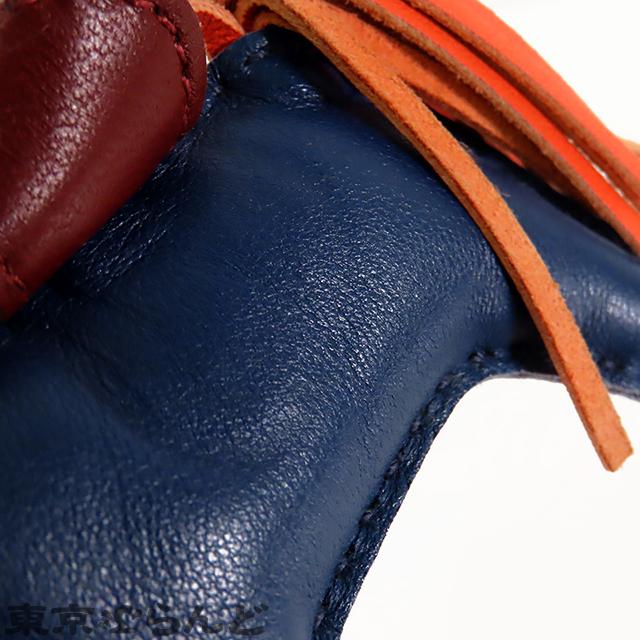 HERMES（エルメス） ロデオ チャーム PM 刻印なし ブルードマルトx