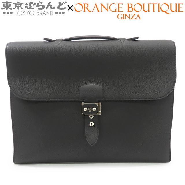 エルメス サックアデペッシュ　ブリーフケース　黒 楽天市場】【バッグ】HERMES エルメス サックアデペッシュ35 ビジネス