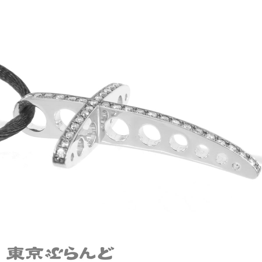 イーノス E-NO`S クロス モチーフ ペンダント ホワイトゴールド K18WG