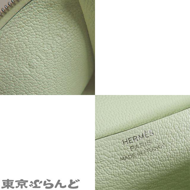 エルメス HERMES ベアンスフレ K刻印 ヴェールペパーミント シルバー金具 シェーブル 長財布 レディース 25XM 101827625の画像
