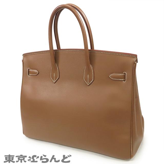 HERMES（エルメス） バーキン35 □G刻印 ブラウン系 ゴールド金具 