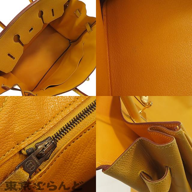 HERMES（エルメス） バーキン35 □A刻印 黄 ジョーヌ ゴールド金具 