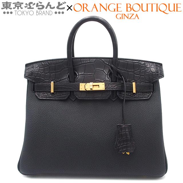 HERMES（エルメス） バーキン25 B刻印 ブラック ゴールド金具
