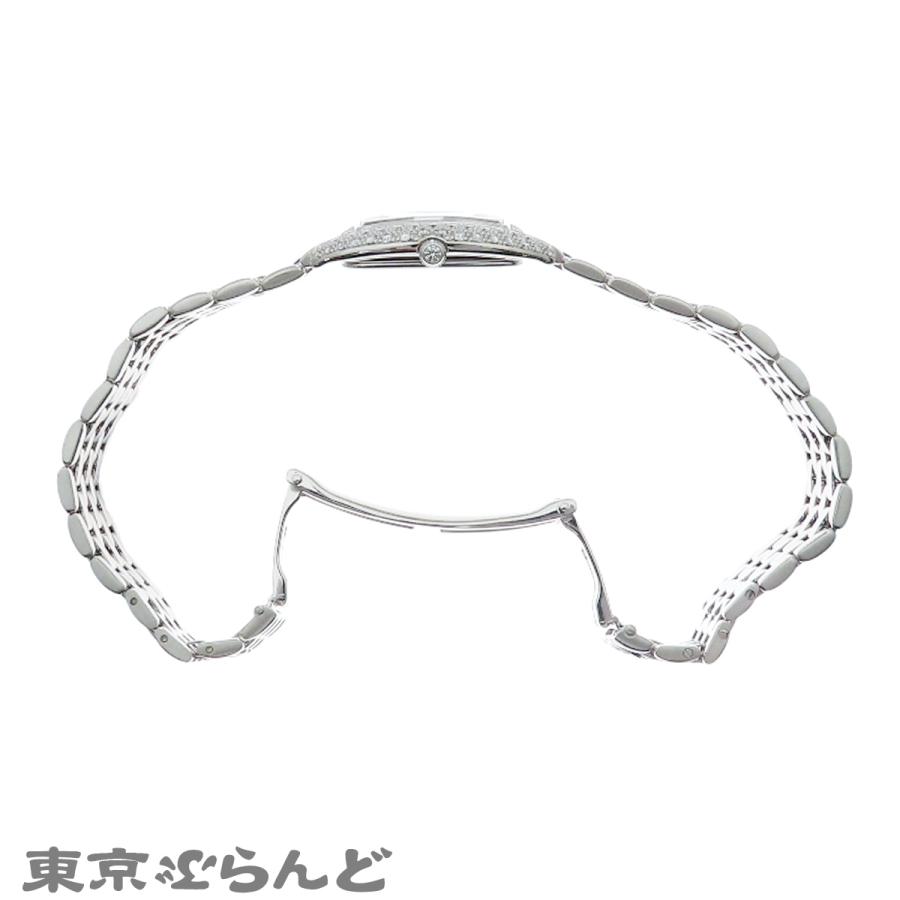 セイコー クレドール 美品 10Pダイヤモンド レディース ジュエリークォーツ SEIKO（セイコー） クレドール GTWE929 5A70-0AL0 シルバー K18WG