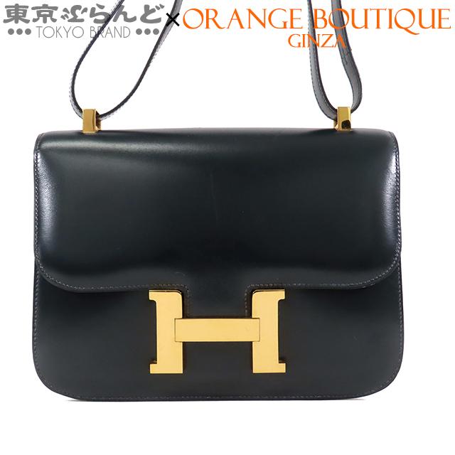 HERMES（エルメス） コンスタンス23 〇R刻印 ネイビー ゴールド金具