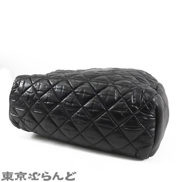 CHANEL（シャネル） コココクーン ブラック シルバー金具 レザー