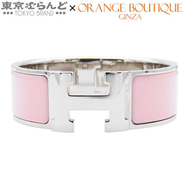 HERMES（エルメス） クリック クラック H シルバーxピンク メタル