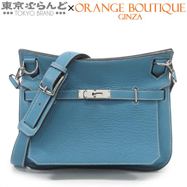 HERMES（エルメス） ジプシエール28 □N刻印 青 ブルージーン シルバー