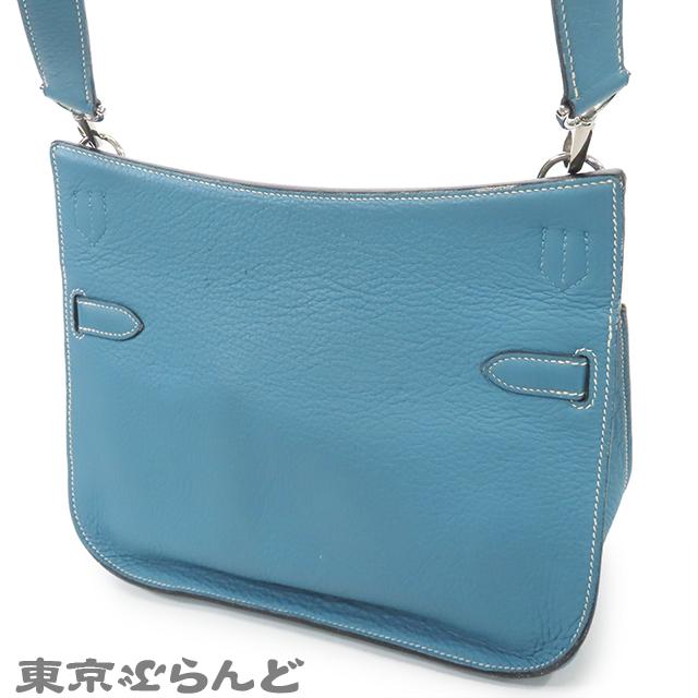 HERMES（エルメス） ジプシエール28 □N刻印 青 ブルージーン シルバー