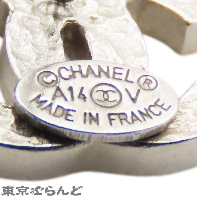 CHANEL（シャネル） ココマーク ピアス シルバー メタル ライン