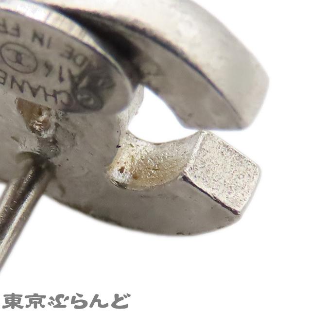 CHANEL（シャネル） ココマーク ピアス シルバー メタル ライン