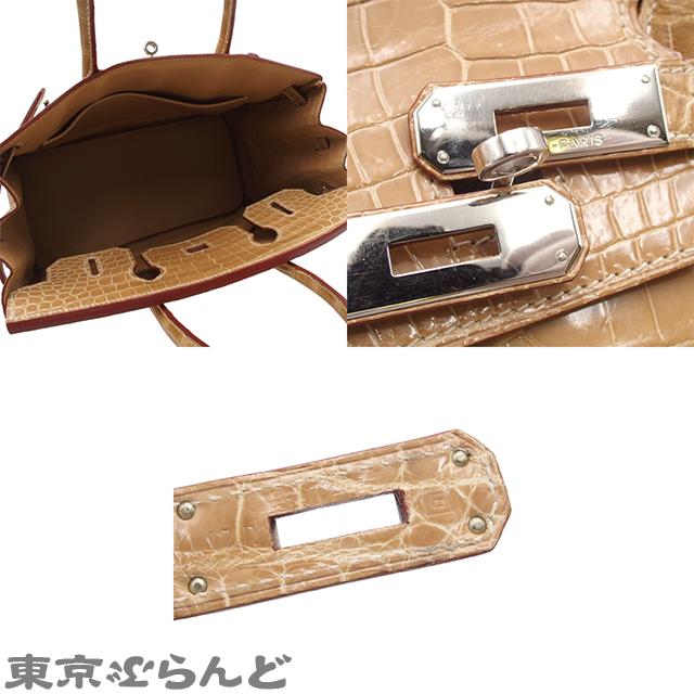 HERMES（エルメス） バーキン 30 □E刻印 ベージュ シルバー金具 