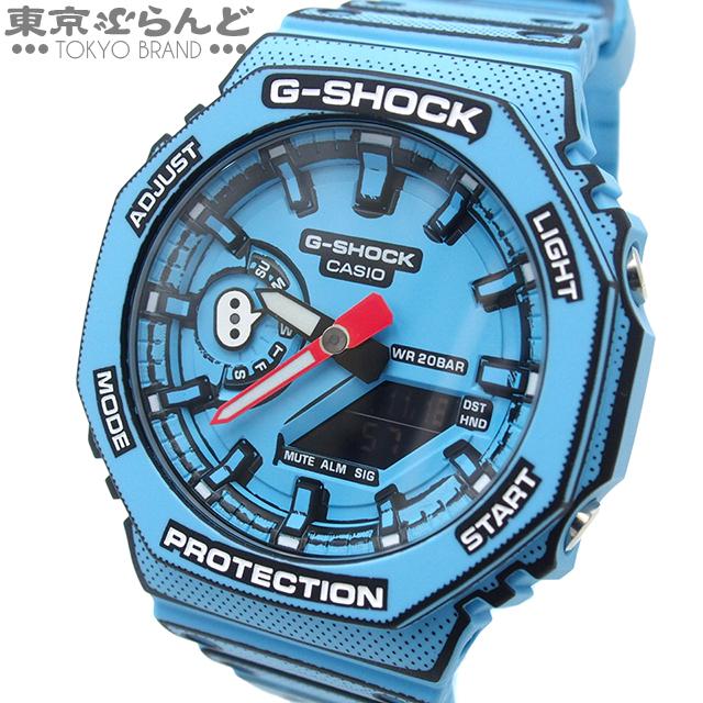 未使用　CASIO G-SHOCK GA-2100MNG-2AJR ライトブルー CASIO（カシオ） CASIO G-SHOCK GA-2100MNG-2AJR ライトブルー 合成