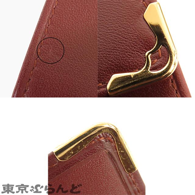 Cartier カルティエ ケース パース 小銭入れ 定番☆Cartier SQUARE COIN PURSE MUST DE CARTIER コインケース