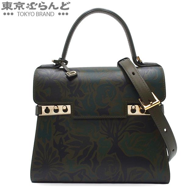 デルボー DELVAUX タンペート PM マルチカラー カーフ 型押し