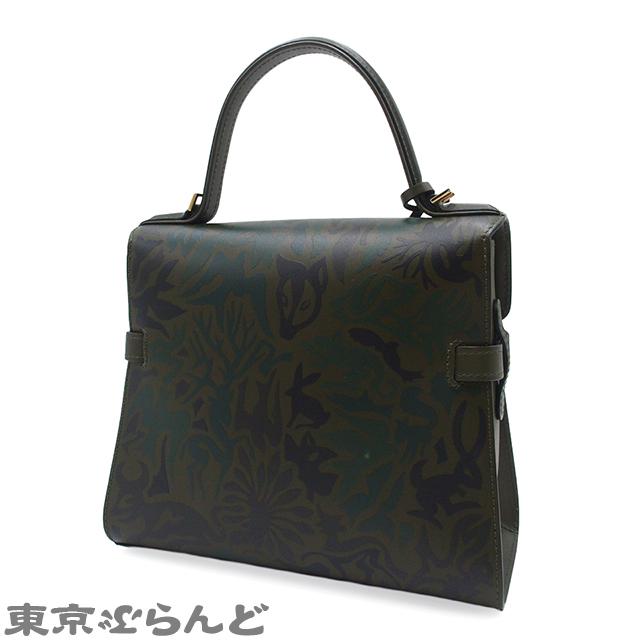 デルボー DELVAUX タンペート PM マルチカラー カーフ 型押し