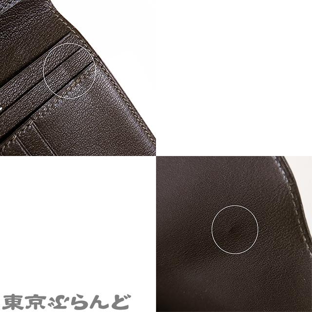 HERMES（エルメス） ベアンコンパクト □I刻印 グラファイト シルバー