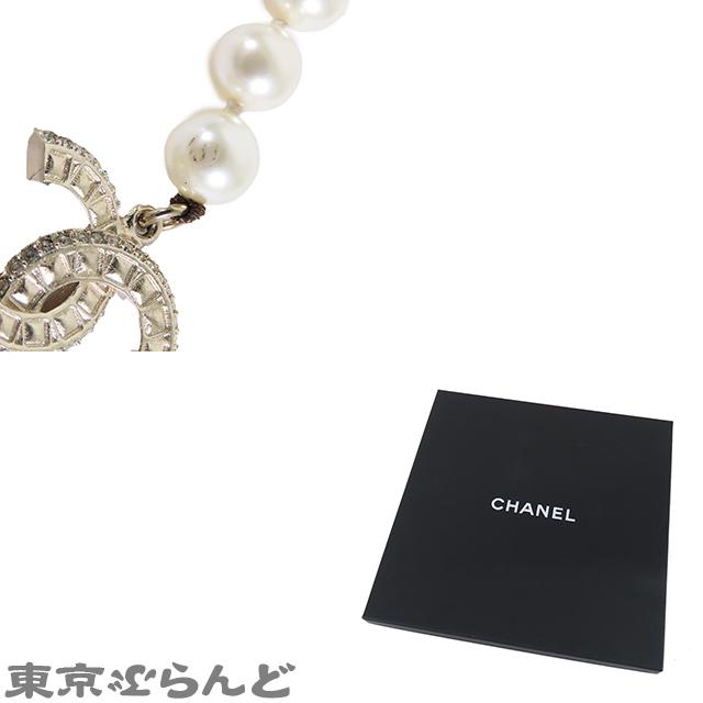 CHANEL（シャネル） ココマーク ロングネックレス A16V ホワイトx