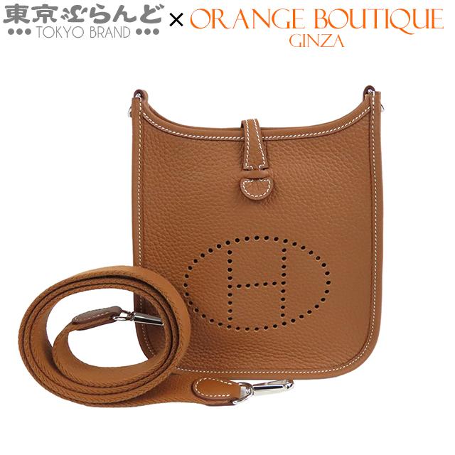 エルメス　エヴリンアマゾンTPM　ゴールド　シルバー金具 HERMES（エルメス） エヴリン アマゾンTPM W刻印 ゴールド シルバー
